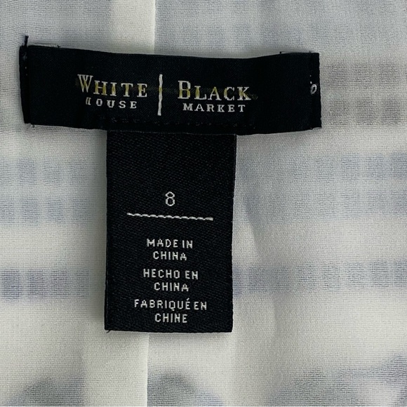 White House Black Market Aztec Pattern Embroidered Pencil Skirt Size 8 - Picture 6 of 8